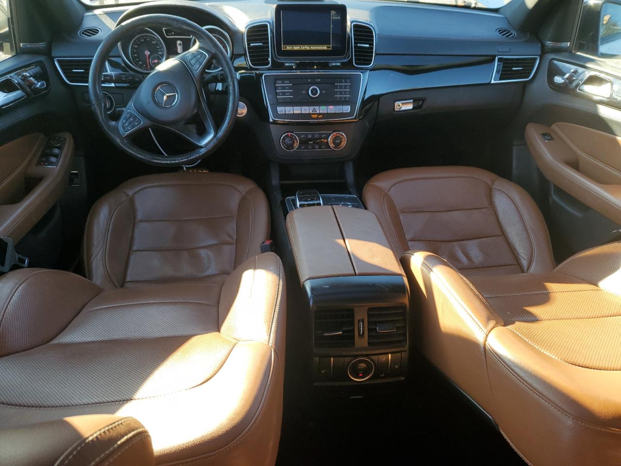 2017 Mercedes-Benz GLE VIN 4JGDA5GB1HA859571 Copart auction photo, front end damage thumbnail 8