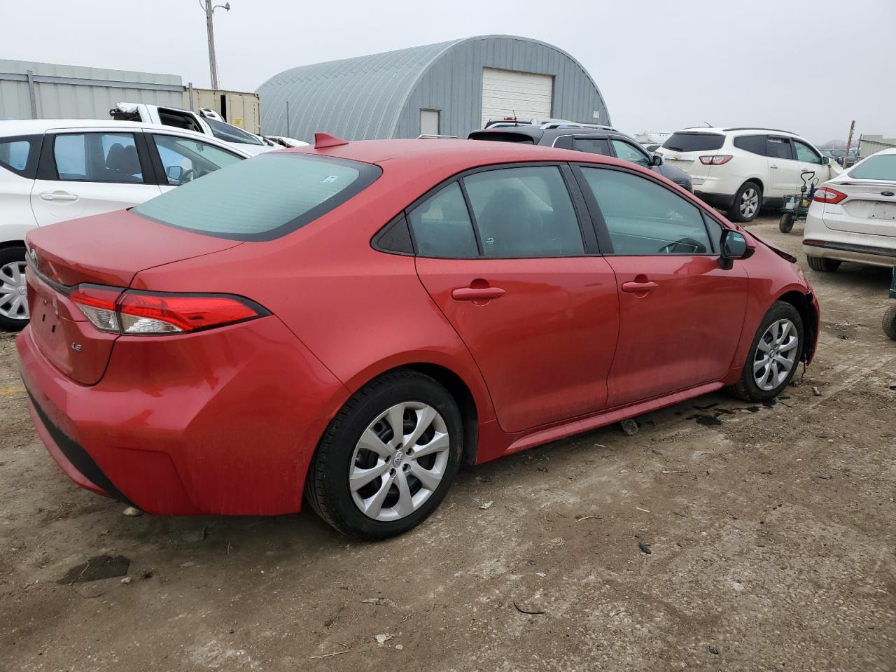 2021 Toyota Corolla VIN 5YFEPMAE6MP253144 Copart auction photo, front end damage thumbnail 3