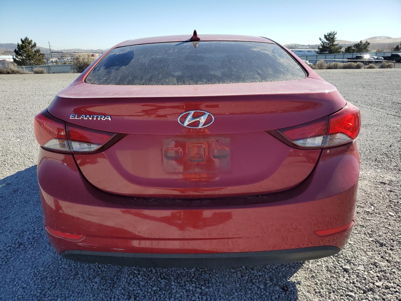 2014 Hyundai Elantra VIN KMHDH4AE8EU120684 Copart auction photo, side / undercarriage damage thumbnail 6