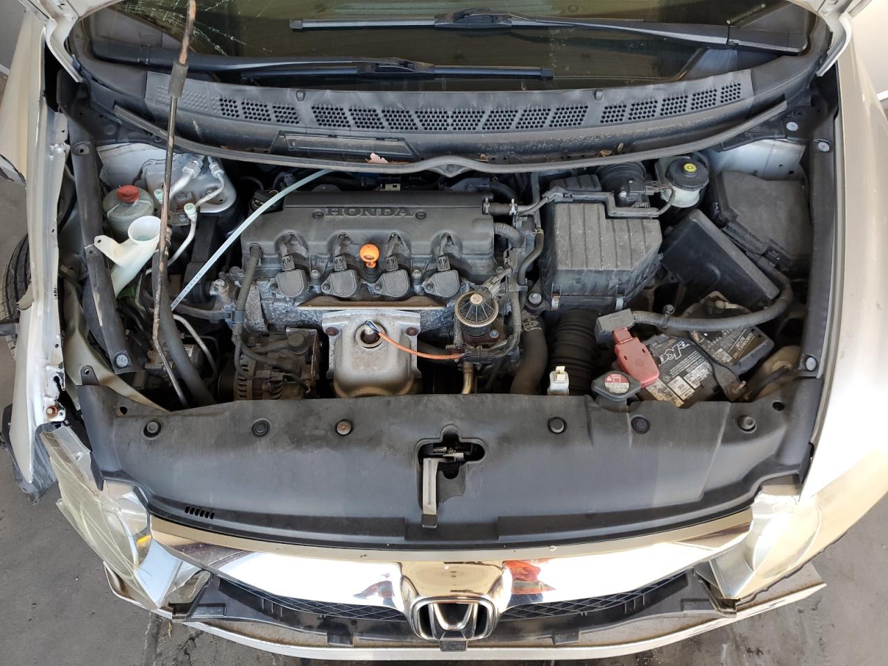 2010 Honda Civic VIN 2HGFA1F56AH319420 Copart auction photo, front end / undercarriage damage thumbnail 11