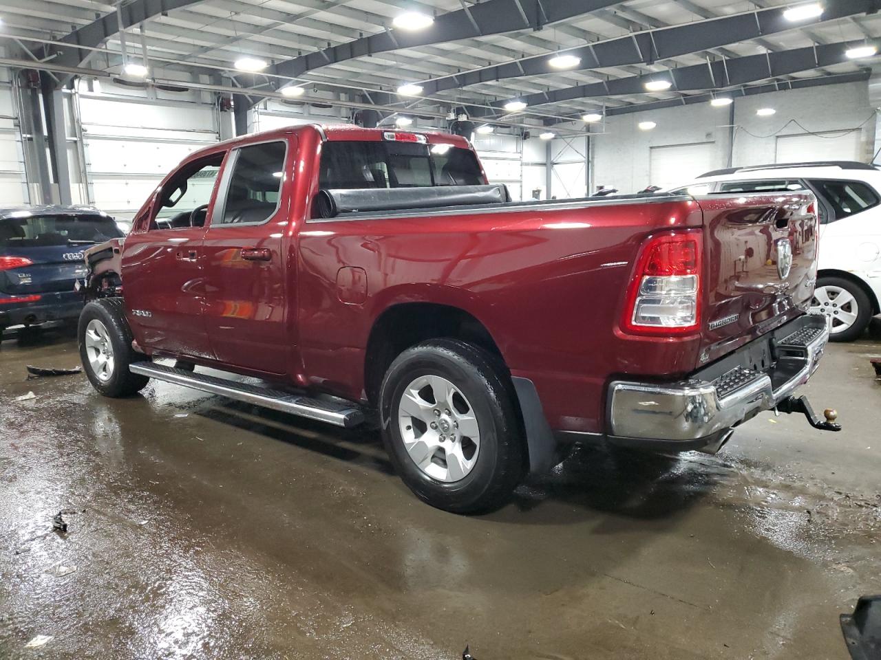 2021 RAM 1500 VIN 1C6SRFBT4MN721382 Copart auction photo, front end / side damage thumbnail 2