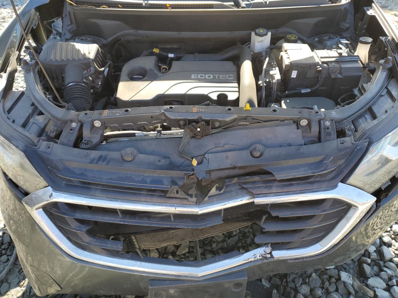 2019 Chevrolet Equinox VIN 3GNAXUEV2KS611923 Copart auction photo, undercarriage / front end damage thumbnail 12