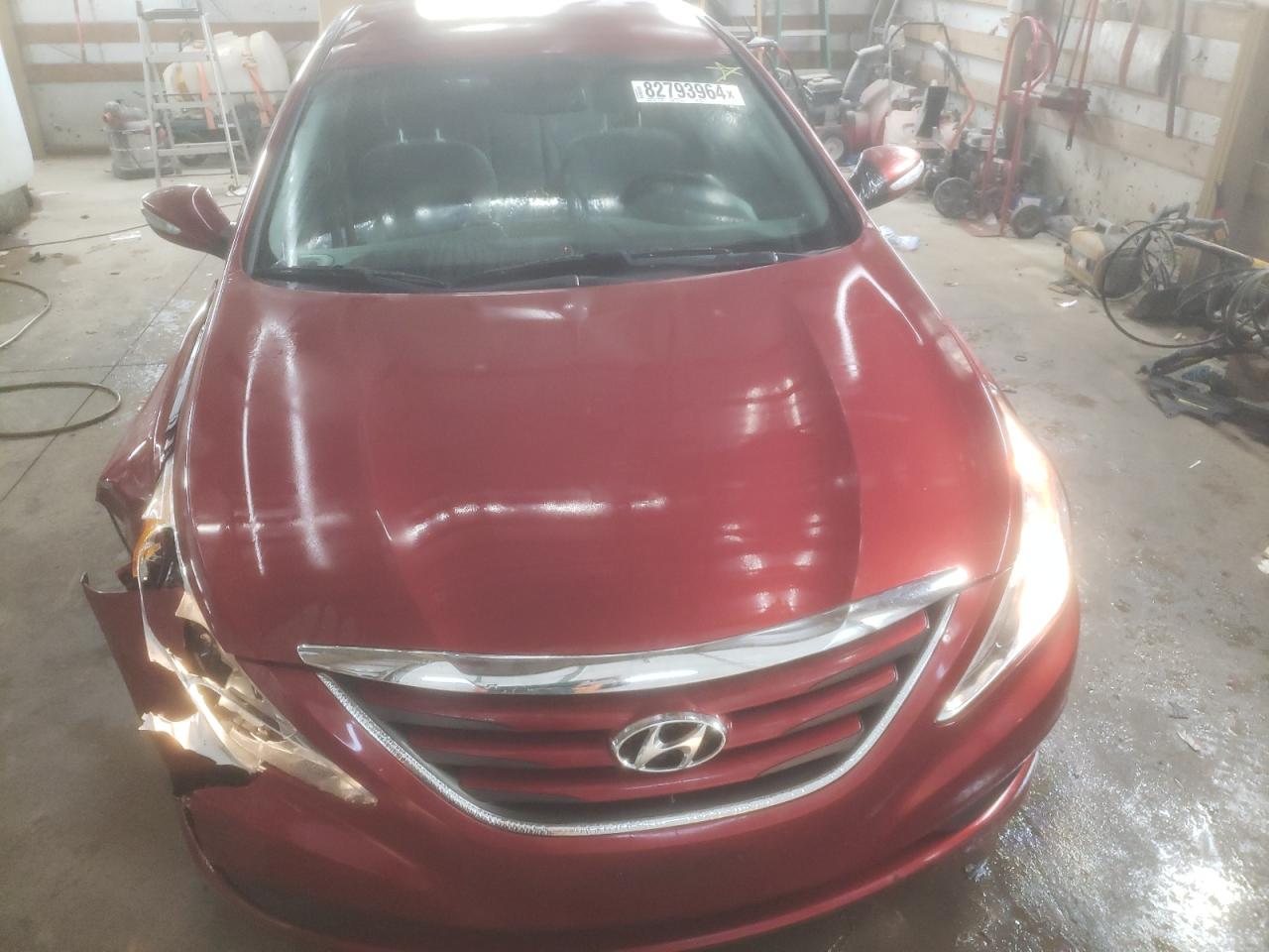2014 Hyundai Sonata VIN 5NPEB4AC8EH813645 Copart auction photo, front end damage thumbnail 5