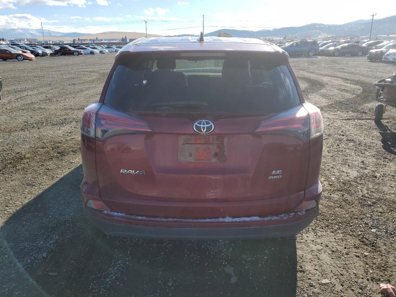2018 Toyota RAV 4 VIN 2T3BFREV8JW798955 Copart auction photo, front end / minor dent/scratches damage thumbnail 6
