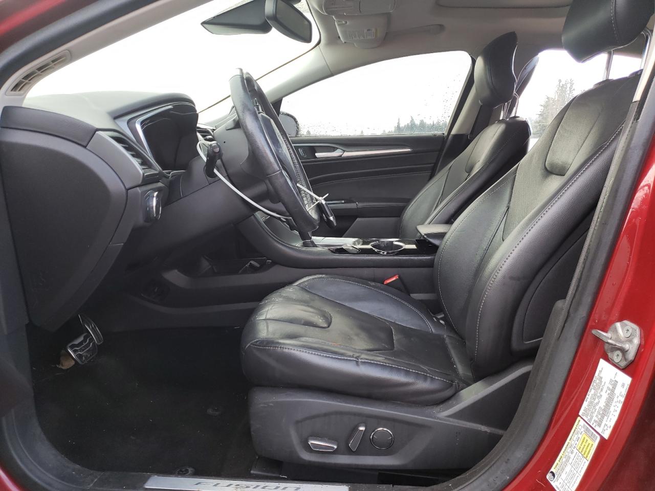 2014 Ford Fusion VIN 3FA6P0K93ER380255 Copart auction photo, front end / side damage thumbnail 7