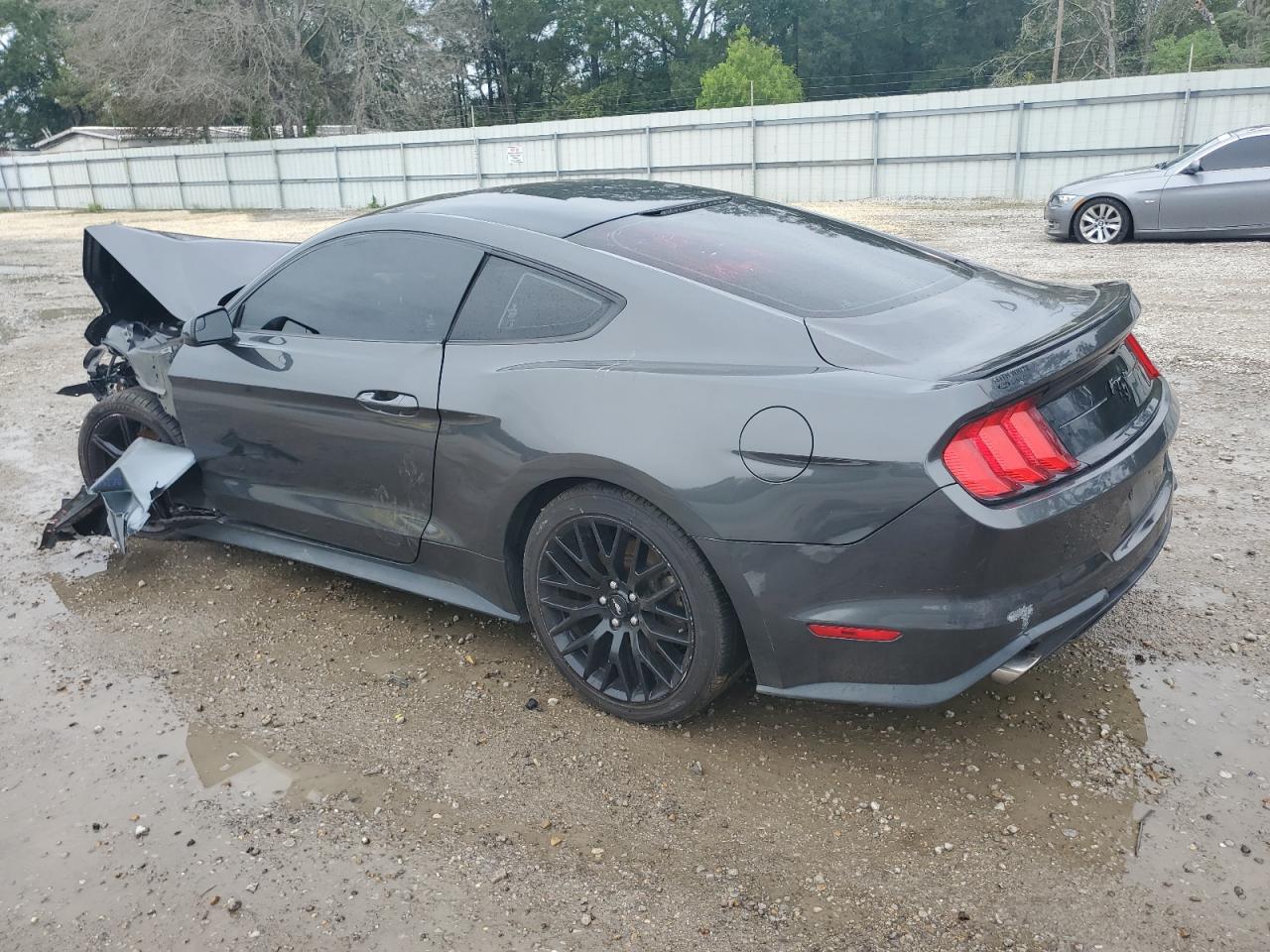 2018 Ford Mustang VIN 1FA6P8TH7J5174616 Copart auction photo, front end / side damage thumbnail 2