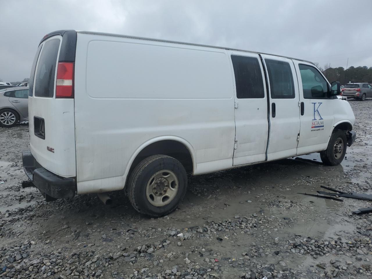 2013 GMC Savana VIN 1GTW7GCA3D1112648 Copart auction photo, front end damage thumbnail 3
