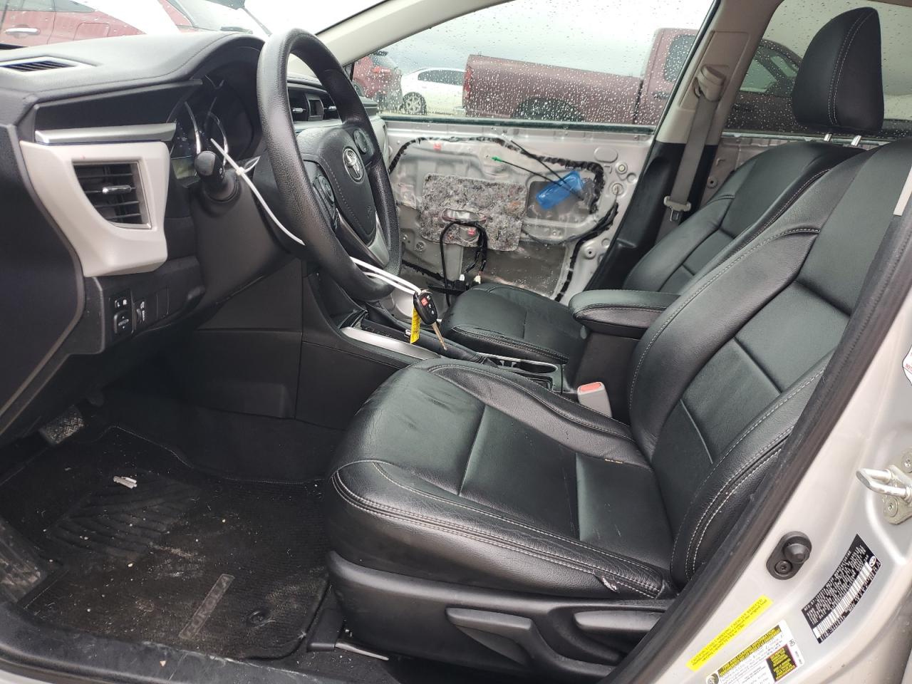 2014 Toyota Corolla VIN 5YFBURHE5EP117233 Copart auction photo, front end / side damage thumbnail 7