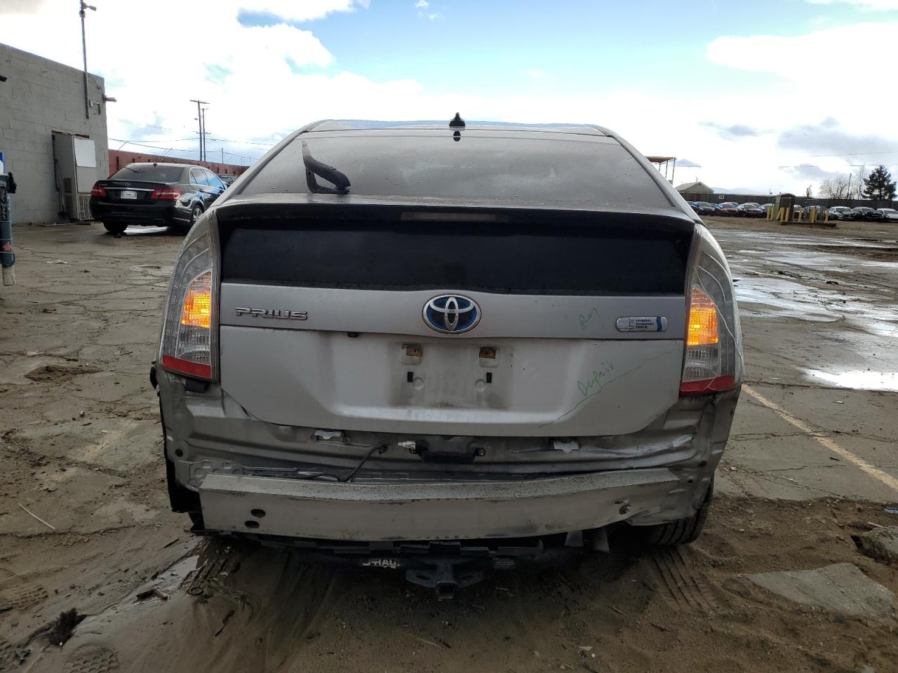 2014 Toyota Prius VIN JTDKN3DP7E3052668 Copart auction photo, rear end damage thumbnail 6