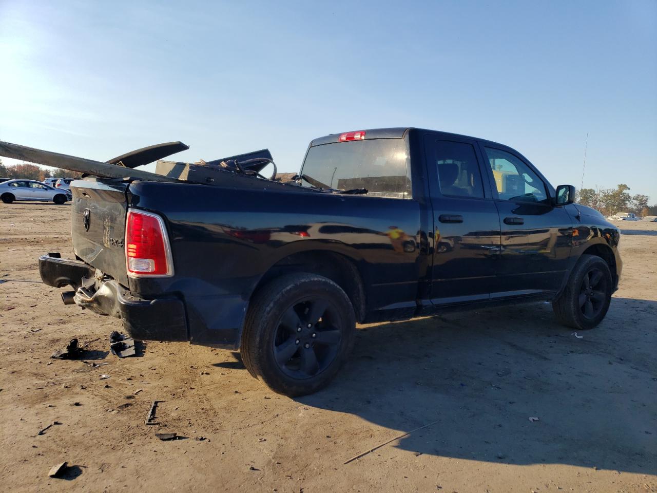 2014 RAM 1500 VIN 1C6RR7FT0ES349511 Copart auction photo, rear end / minor dent/scratches damage thumbnail 3