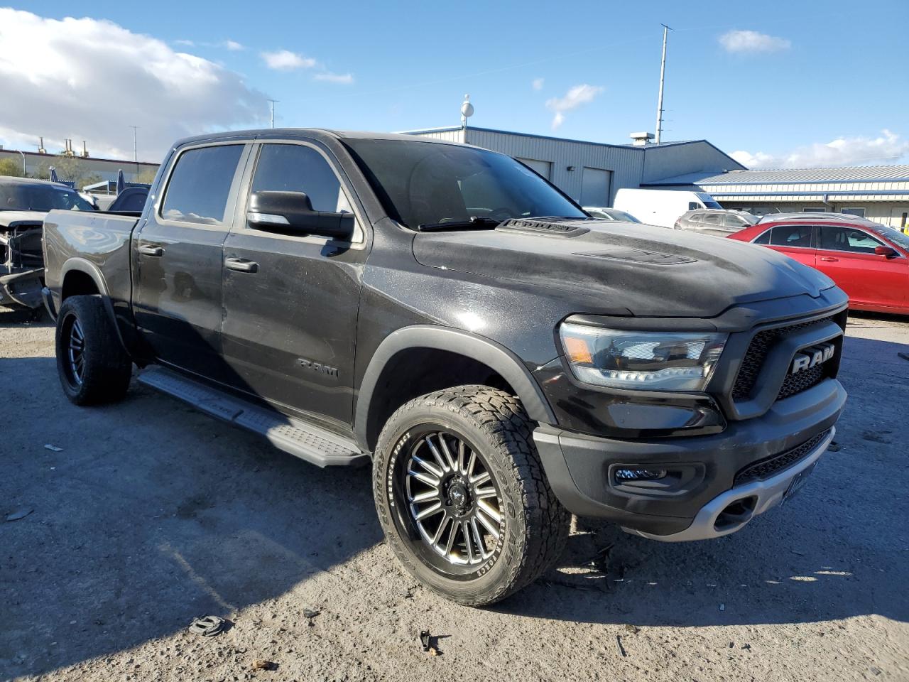 2021 RAM 1500 VIN 1C6SRFLT1MN721760 Copart auction photo, rear end damage thumbnail 4