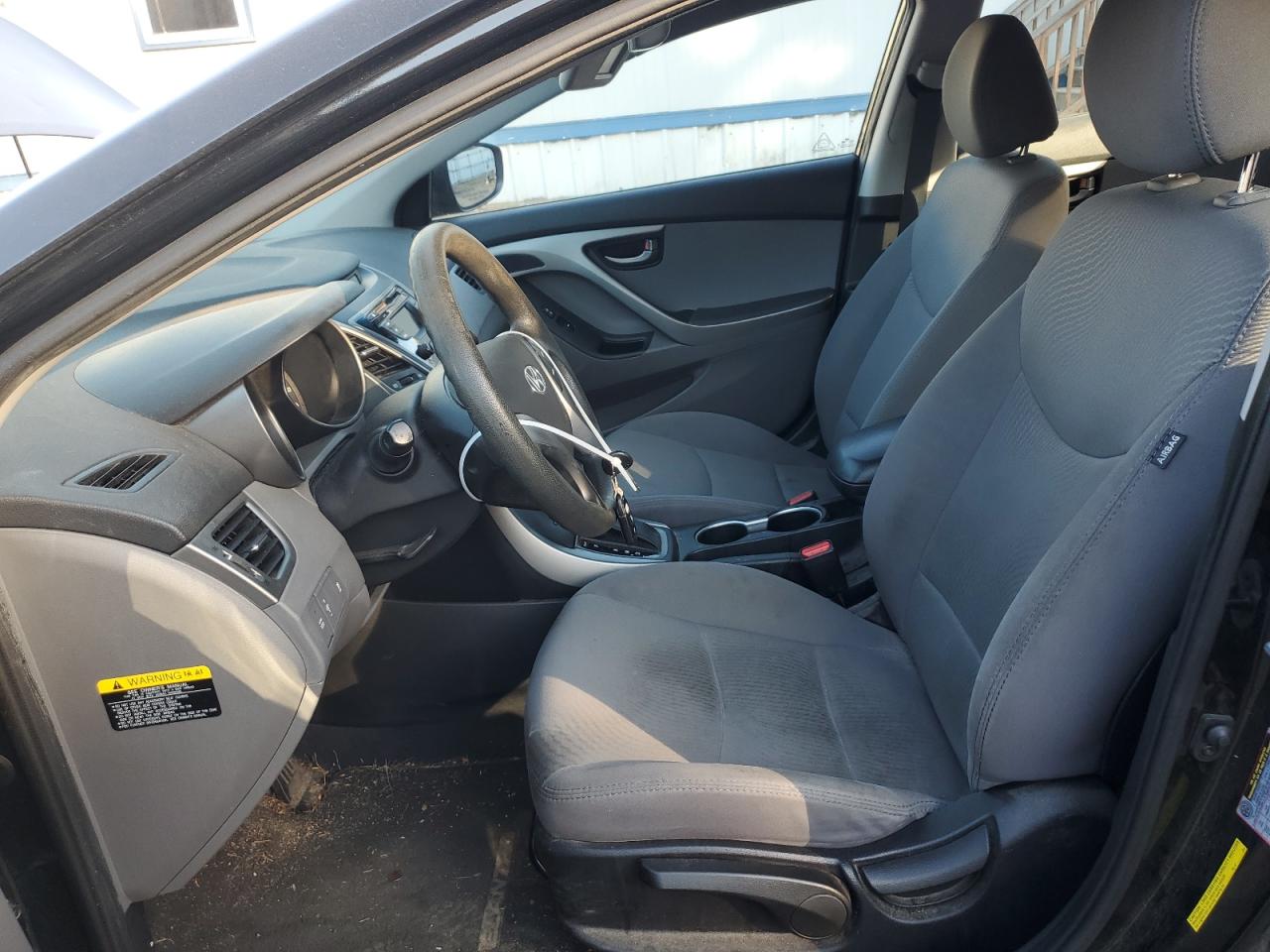 2016 Hyundai Elantra VIN 5NPDH4AE8GH741599 Copart auction photo, front end / minor dent/scratches damage thumbnail 7