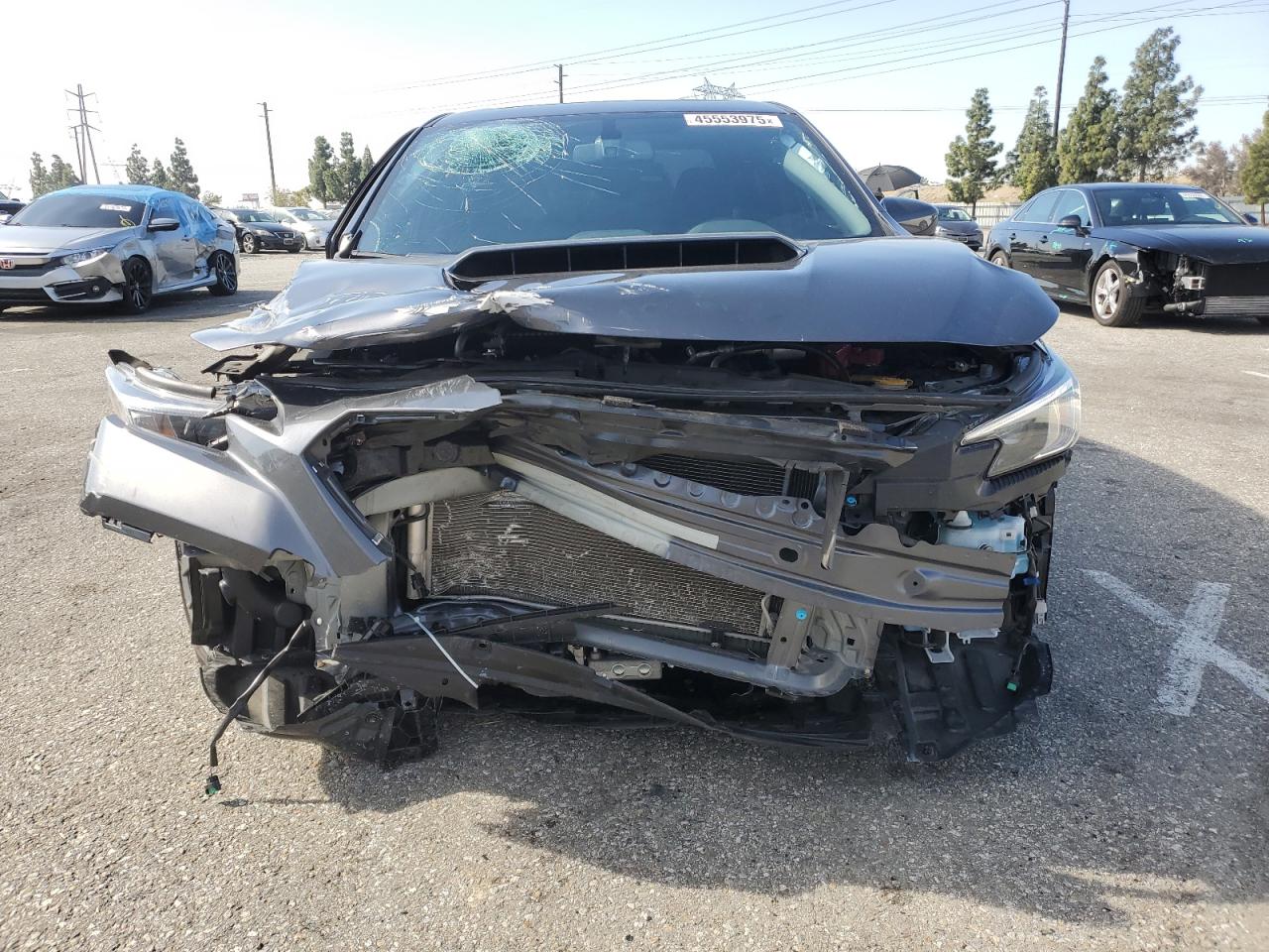2023 Subaru WRX VIN JF1VBAF62P9814440 Copart auction photo, side / front end damage thumbnail 5
