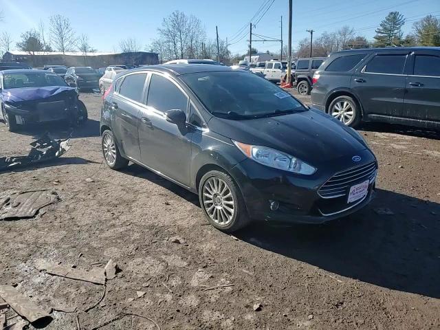 2014 Ford Fiesta VIN 3FADP4FJ6EM156185 Copart auction photo, side / front end damage thumbnail 10