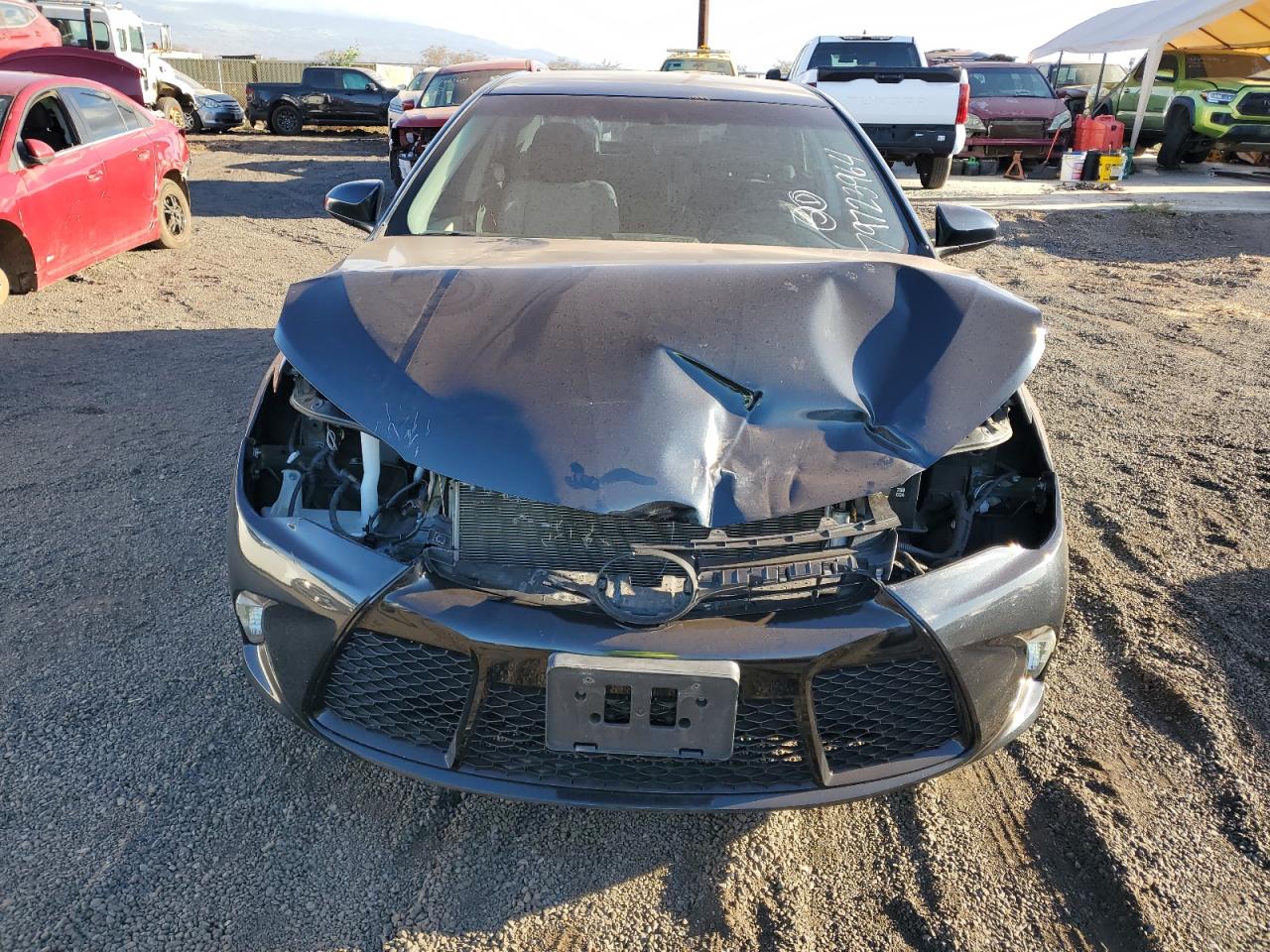 2017 Toyota Camry VIN 4T1BF1FK3HU281264 Copart auction photo, front end / rear end damage thumbnail 5