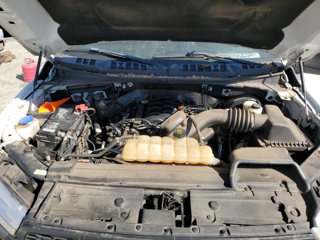 2019 Ford F-150 VIN 1FTEW1C55KKC05158 Copart auction photo, top/roof damage thumbnail 11