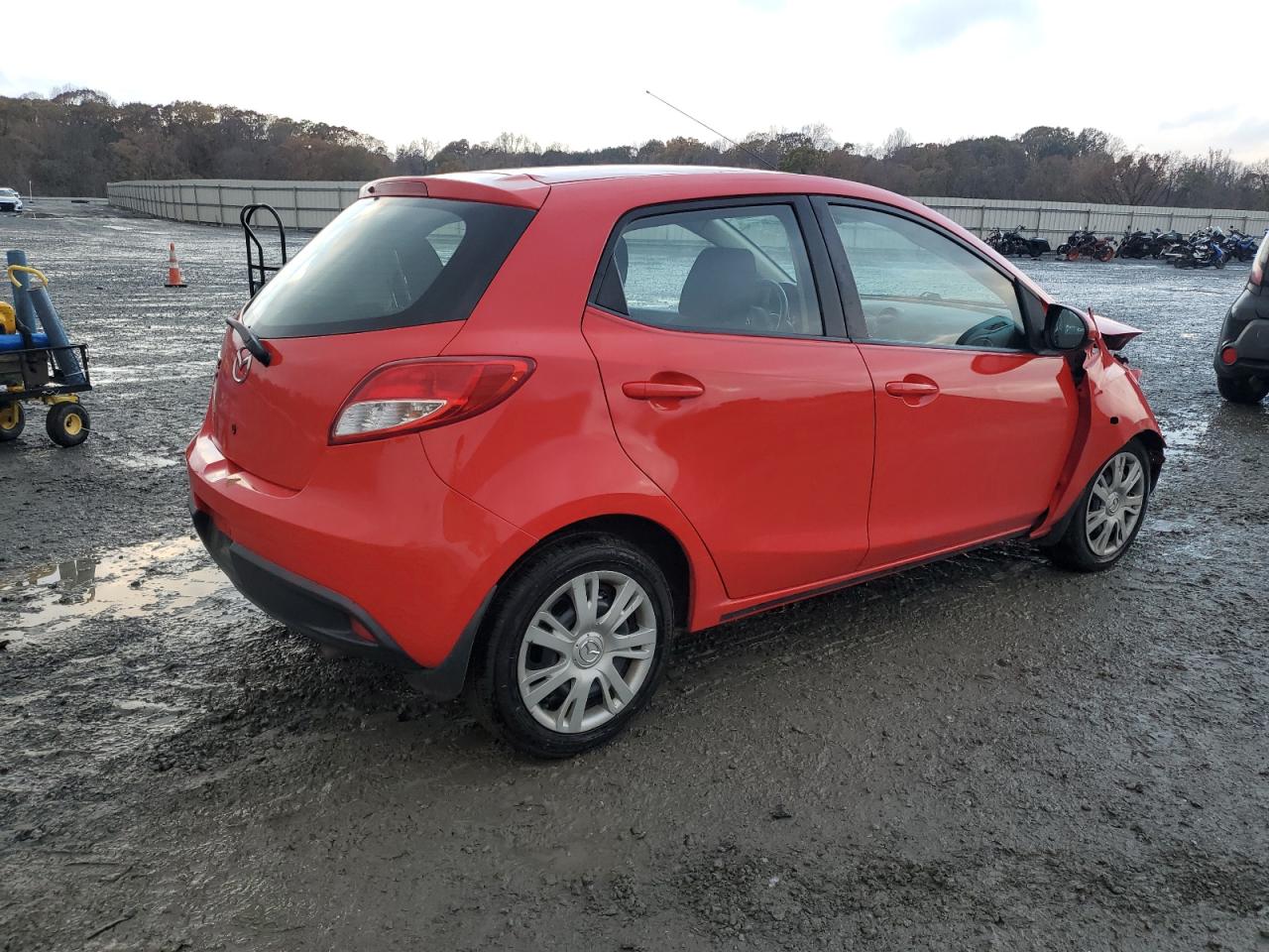 2012 Mazda 2 VIN JM1DE1KY2C0150210 Copart auction photo, front end damage thumbnail 3