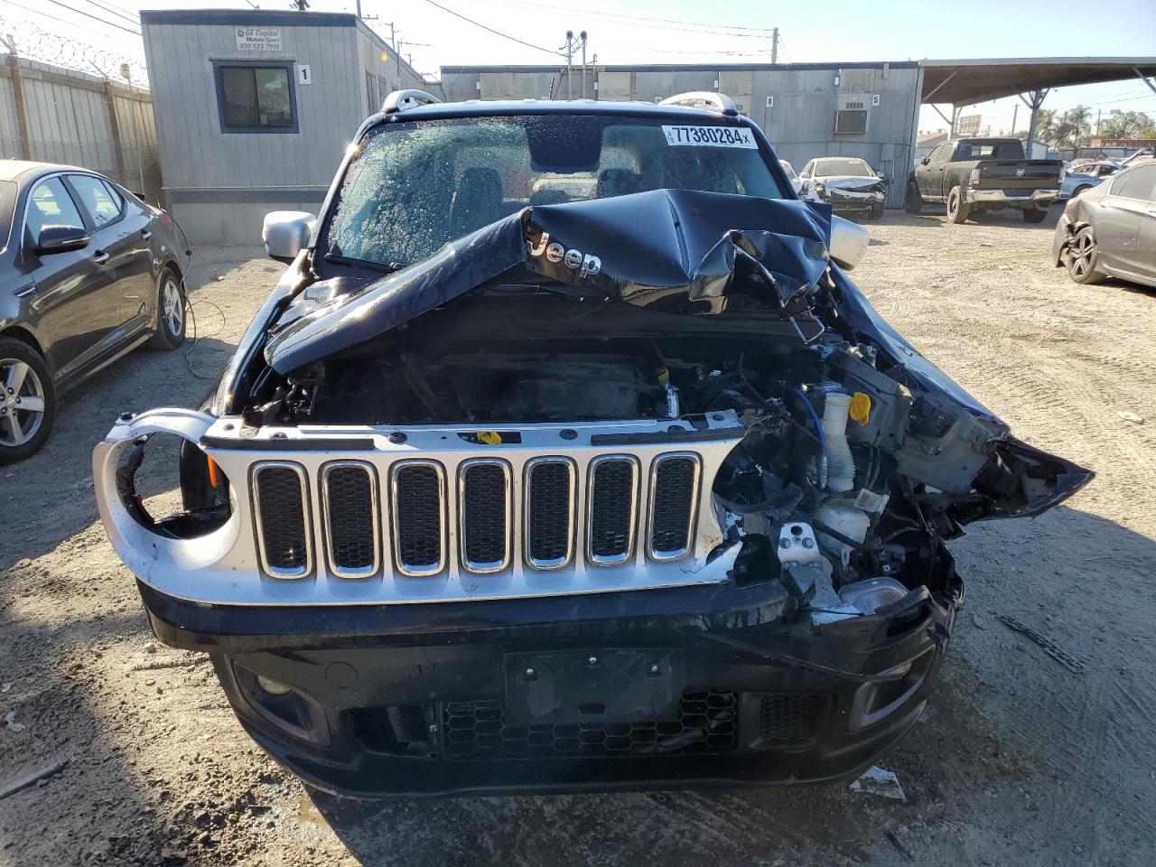 2016 Jeep Renegade VIN ZACCJADT3GPC91196 Copart auction photo, front end / rear end damage thumbnail 5