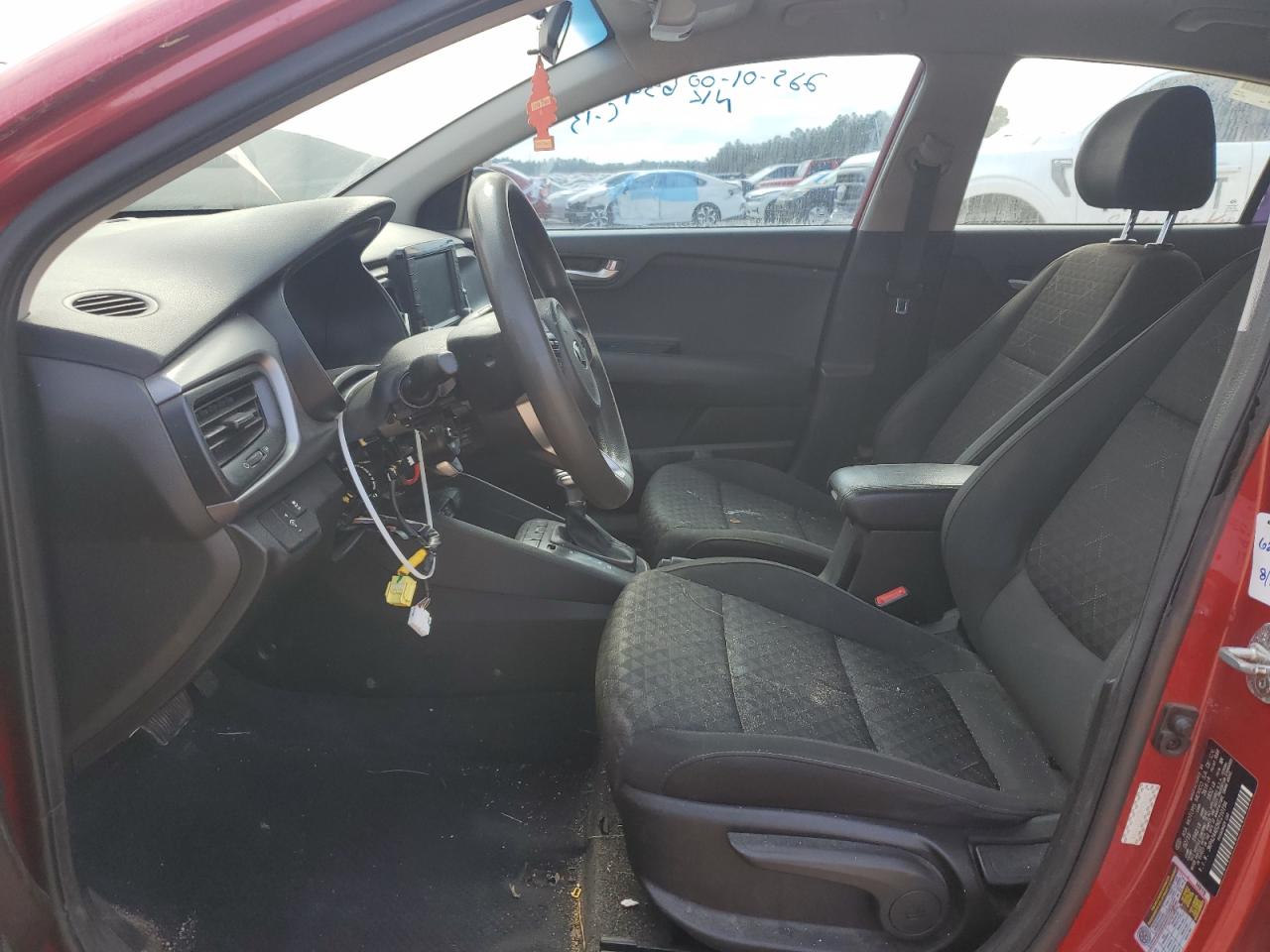 2019 KIA Rio VIN 3KPA24AB2KE210194 Copart auction photo, all over damage thumbnail 7
