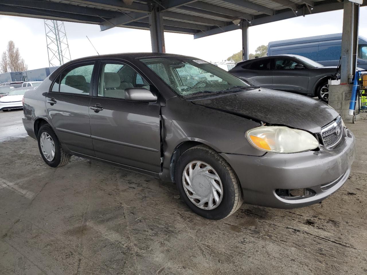 2007 Toyota Corolla VIN 1NXBR32E17Z904026 Copart auction photo, front end / side damage thumbnail 4