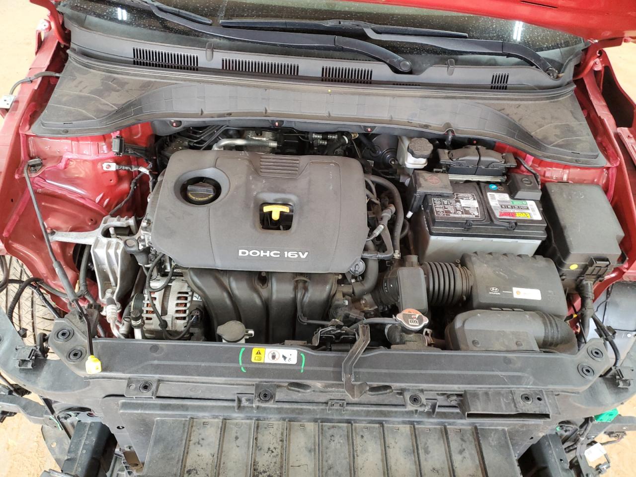 2019 Hyundai Kona VIN KM8K62AA2KU253712 Copart auction photo, front end damage thumbnail 12