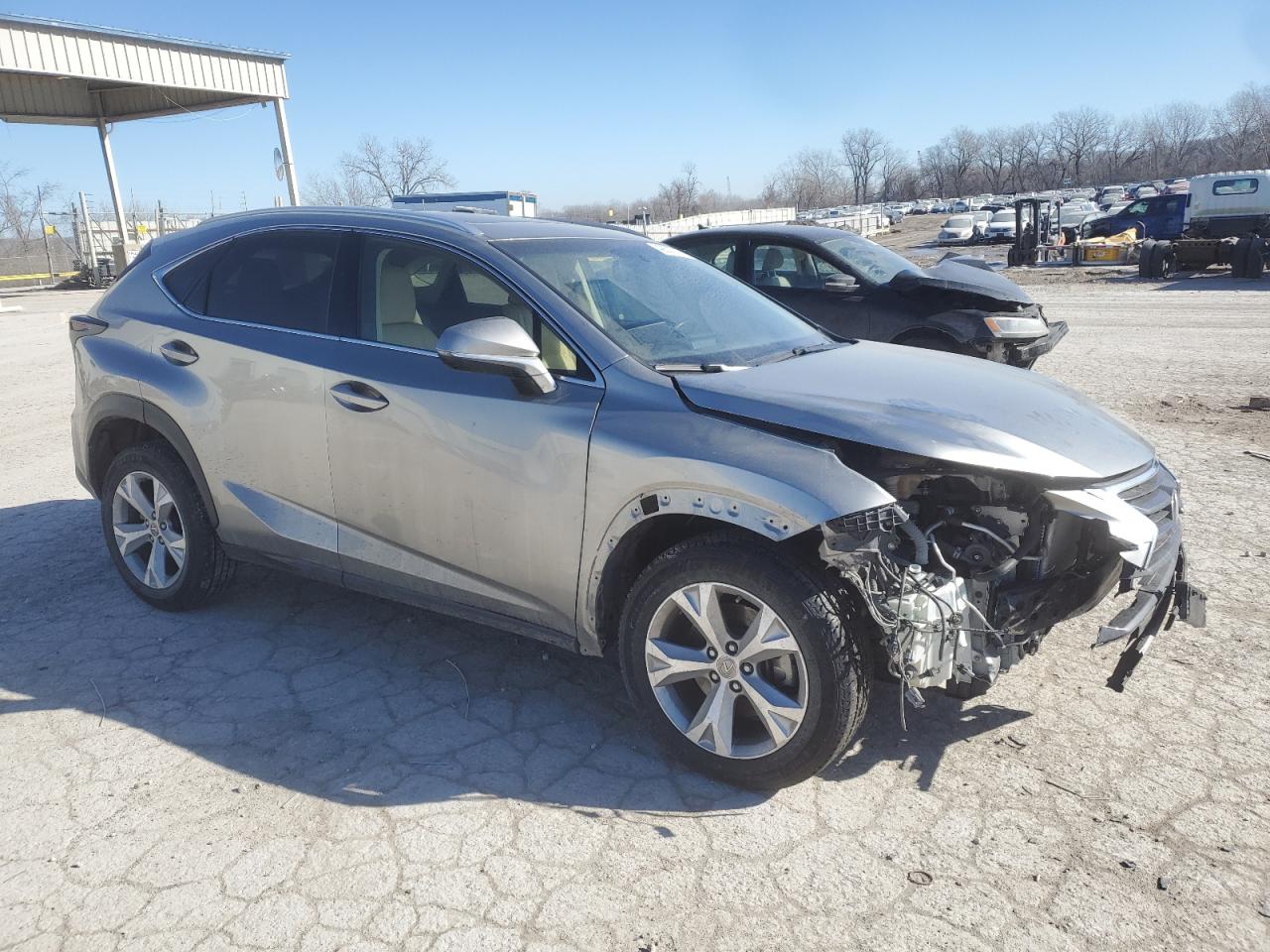 2017 Lexus NX VIN JTJBARBZ3H2148520 Copart auction photo, front end damage thumbnail 4