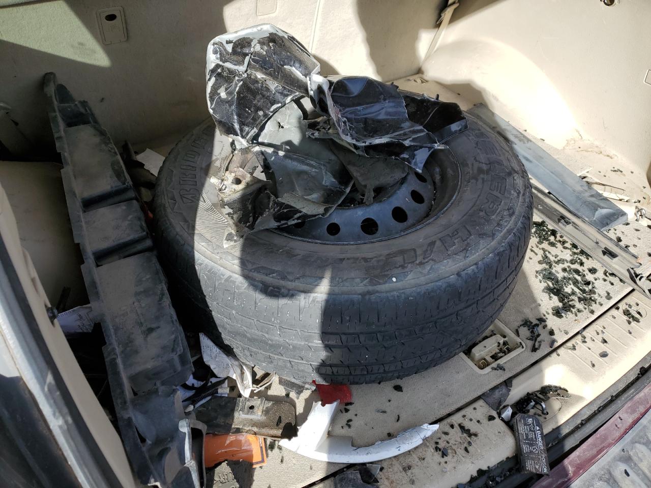 2009 Hyundai Santa Fe VIN 5NMSG73D99H282650 Copart auction photo, rear end / side damage thumbnail 15