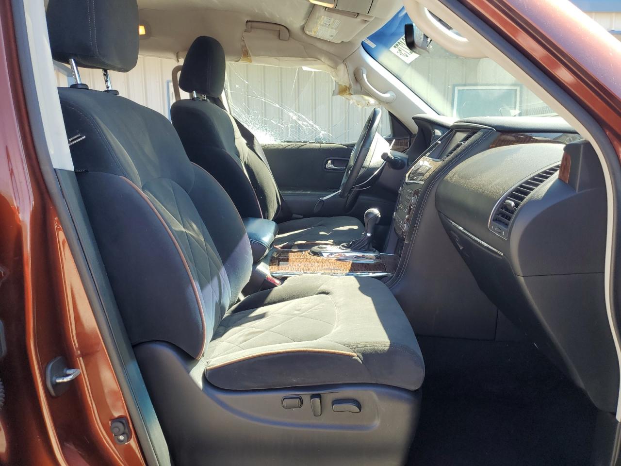 2017 Nissan Armada VIN JN8AY2ND0H9001861 Copart auction photo, side damage thumbnail 7