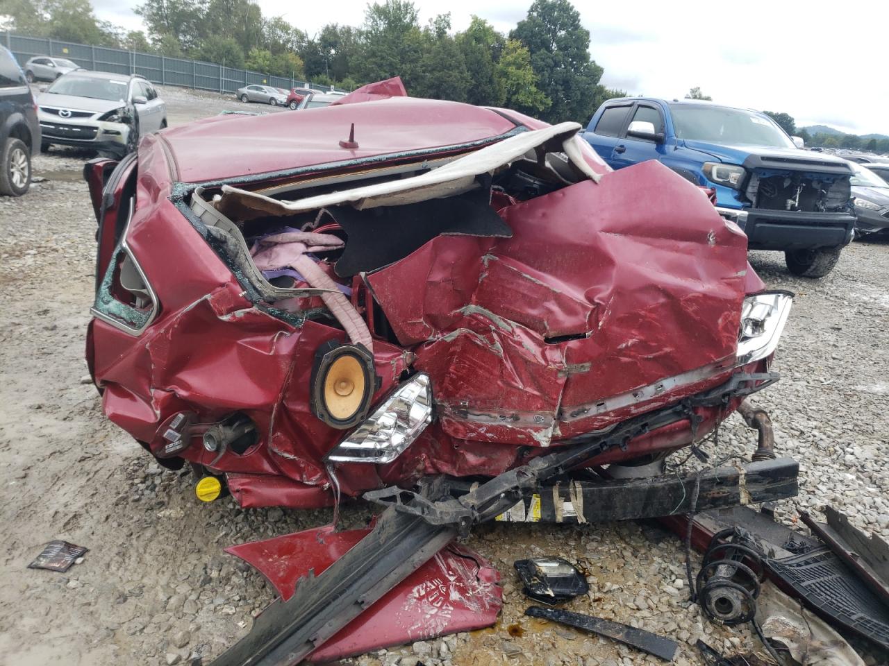 2014 Chevrolet Impala VIN 2G1WB5E32E1147588 Copart auction photo, all over damage thumbnail 6