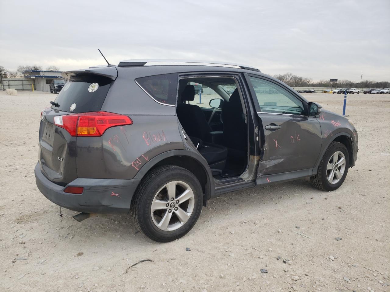 2015 Toyota RAV 4 VIN 2T3WFREV3FW168155 Copart auction photo, side damage thumbnail 3