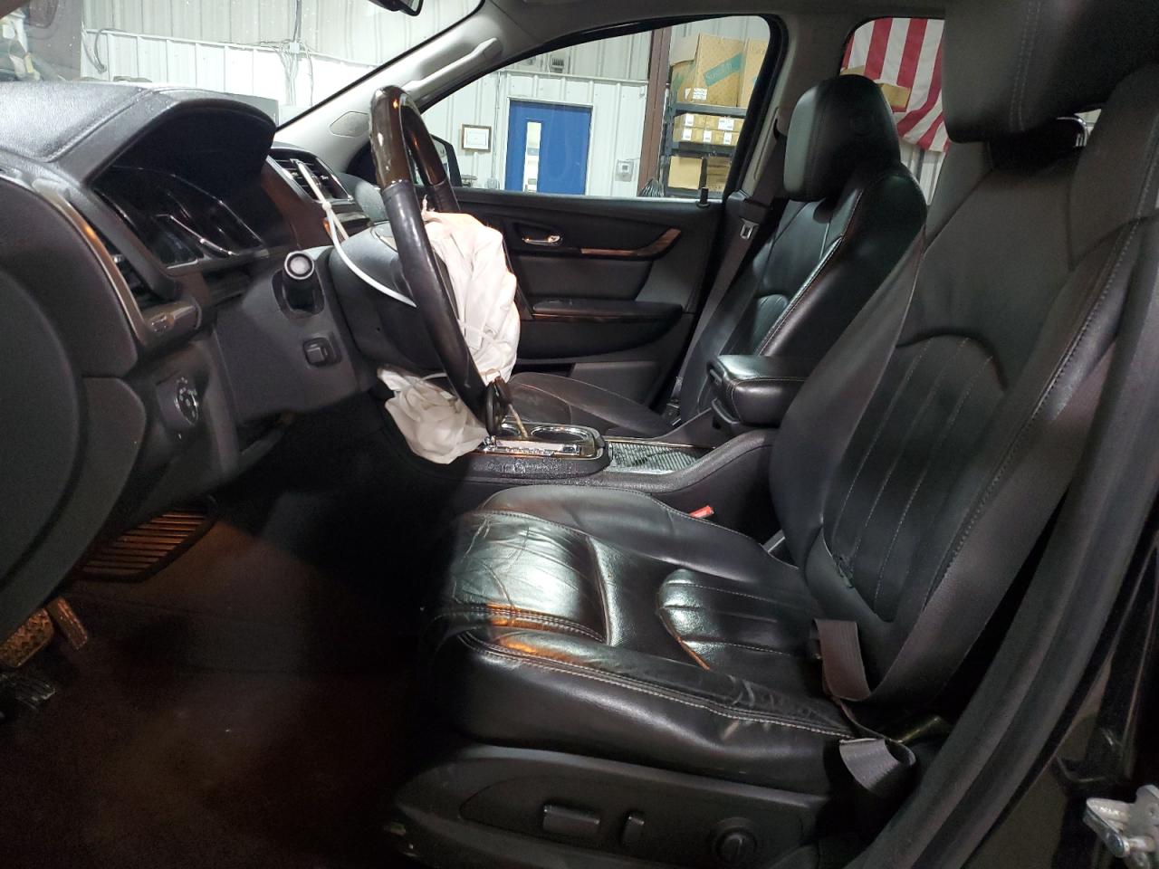 2015 GMC Acadia VIN 1GKKVTKDXFJ170871 Copart auction photo, front end / side damage thumbnail 7
