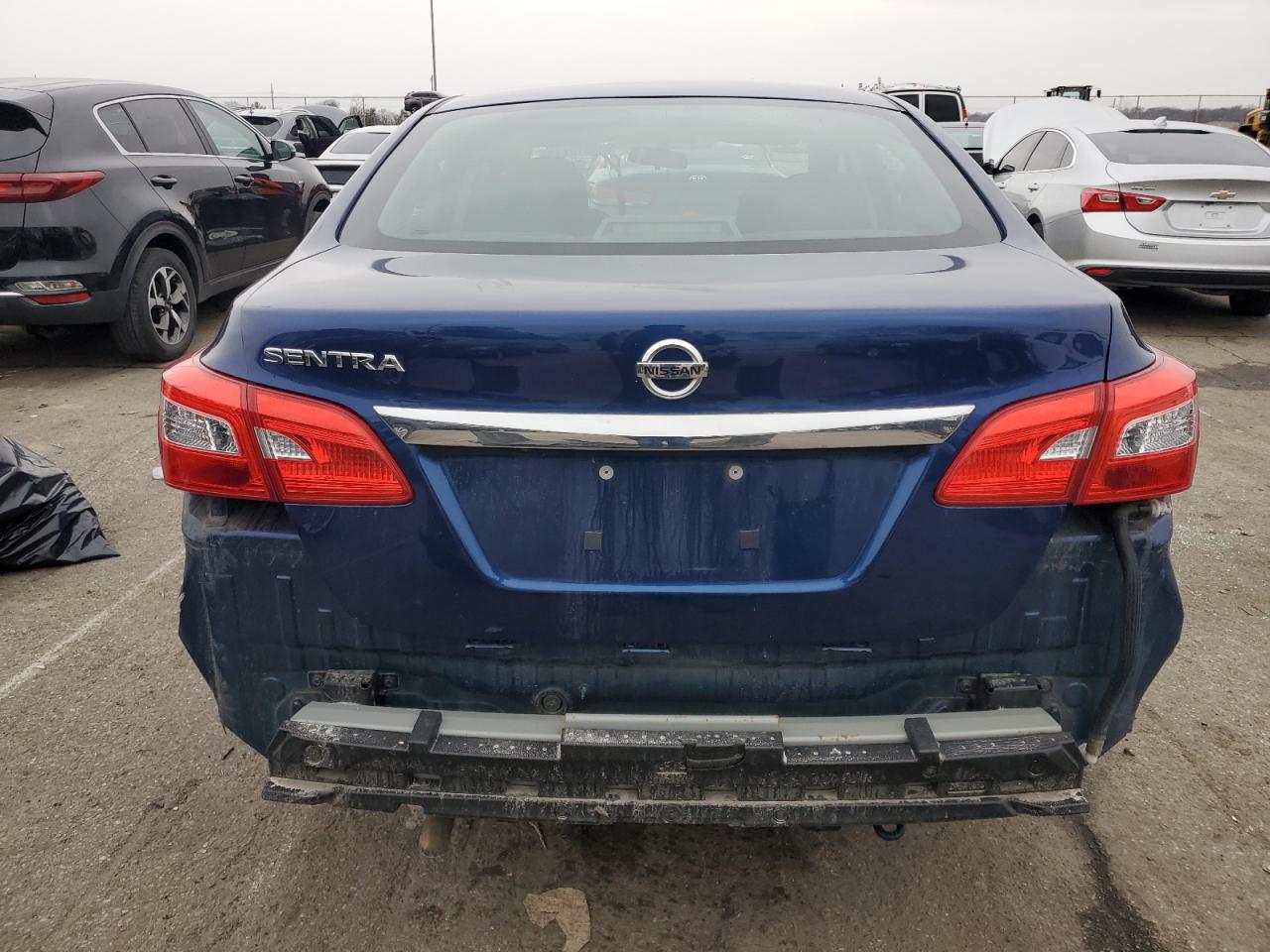 2019 Nissan Sentra VIN 3N1AB7AP1KY420932 Copart auction photo, all over damage thumbnail 6