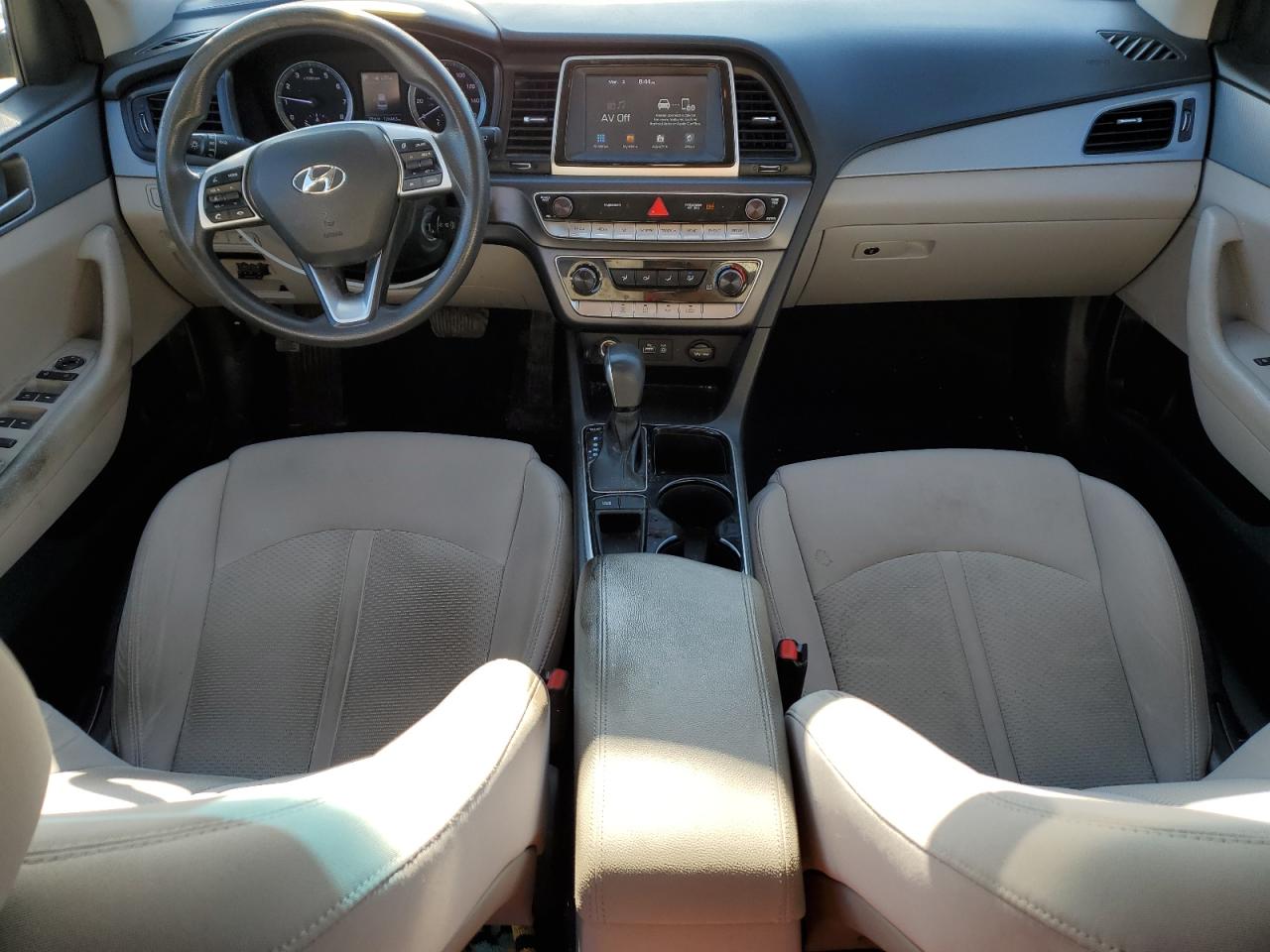 2019 Hyundai Sonata VIN 5NPE24AF9KH738234 Copart auction photo, front end damage thumbnail 8