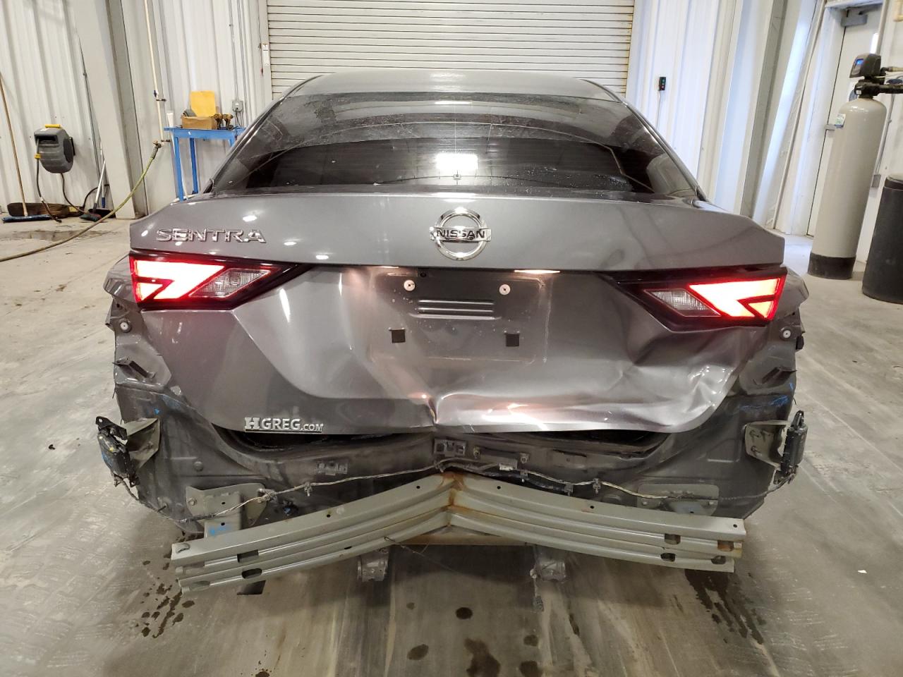2021 Nissan Sentra VIN 3N1AB8BV8MY275216 Copart auction photo, rear end damage thumbnail 6