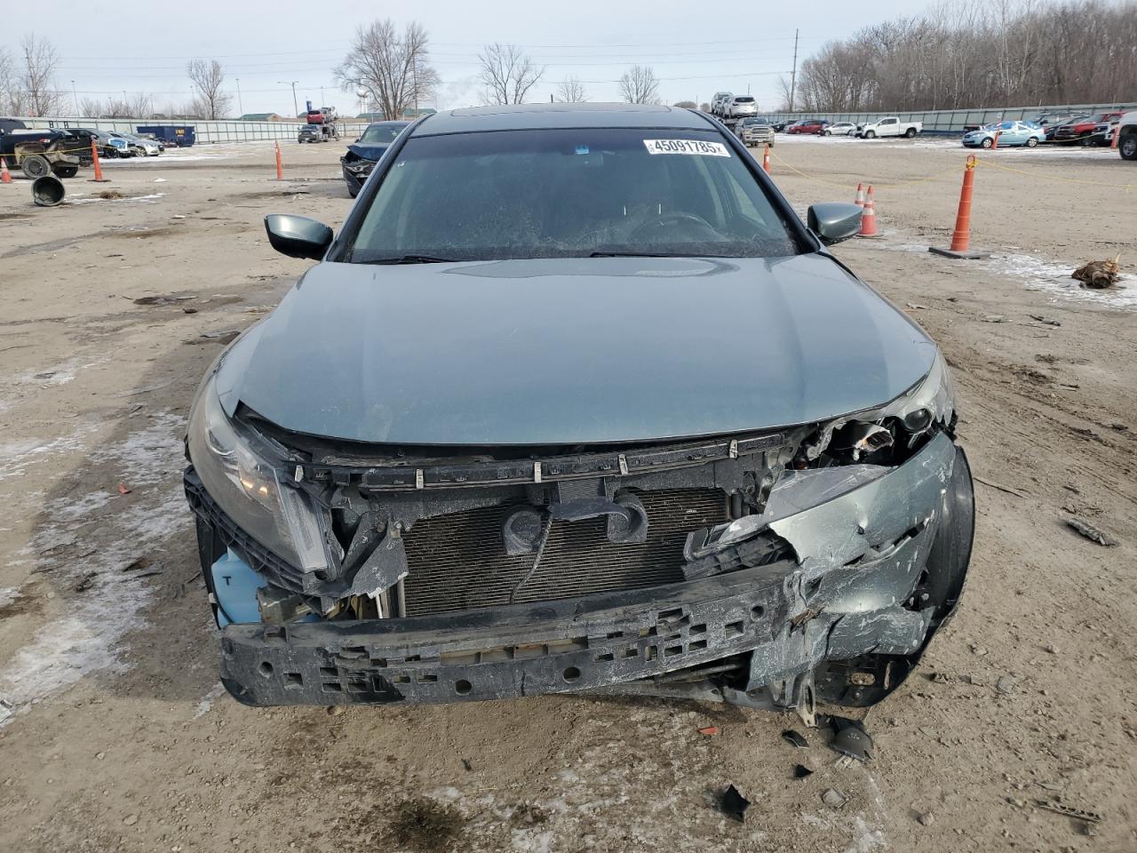 2010 Honda Accord VIN 5J6TF2H52AL008991 Copart auction photo, front end damage thumbnail 5