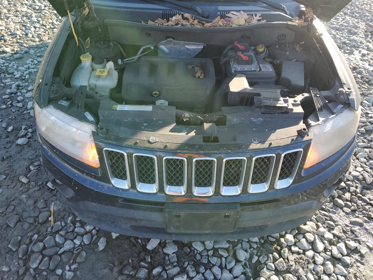 2012 Jeep Compass VIN 1C4NJDEB1CD502064 Copart auction photo, front end / side damage thumbnail 13