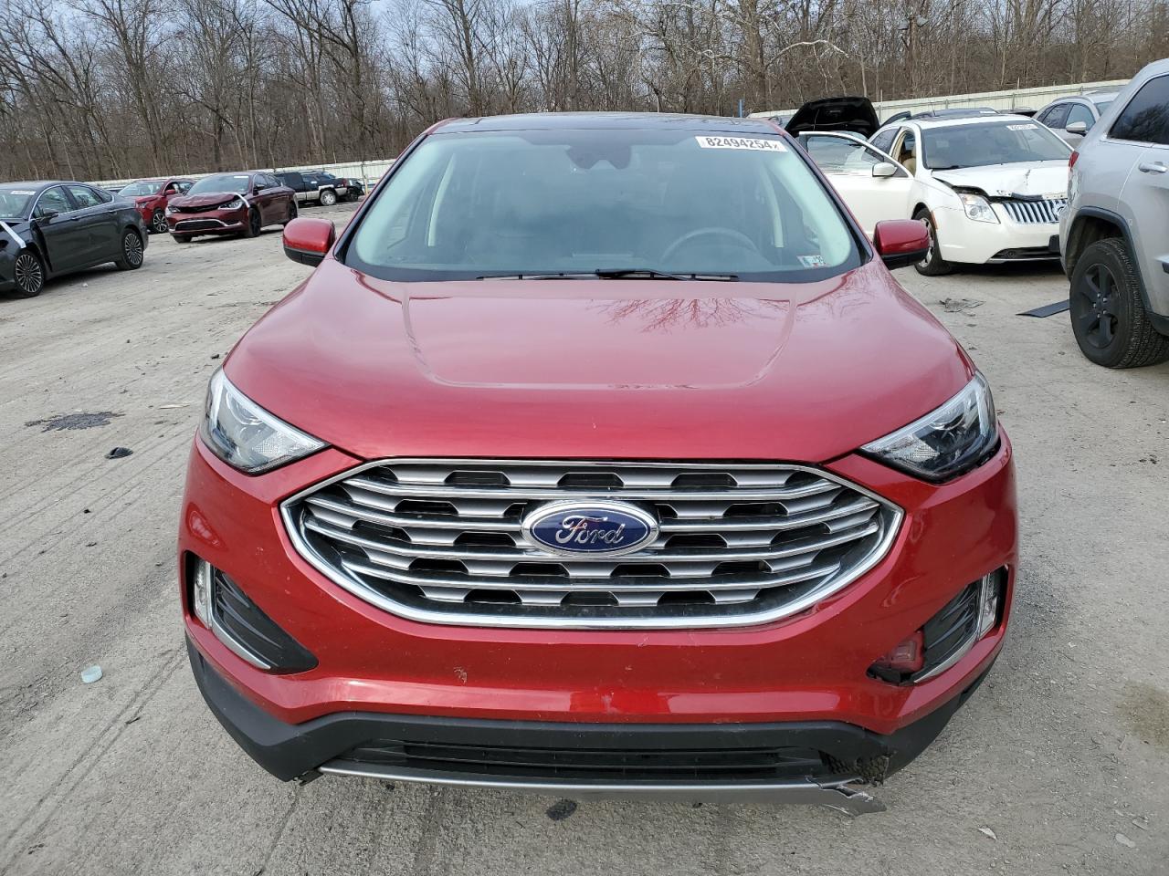 2022 Ford Edge VIN 2FMPK4J95NBB09228 Copart auction photo, side / rear end damage thumbnail 5