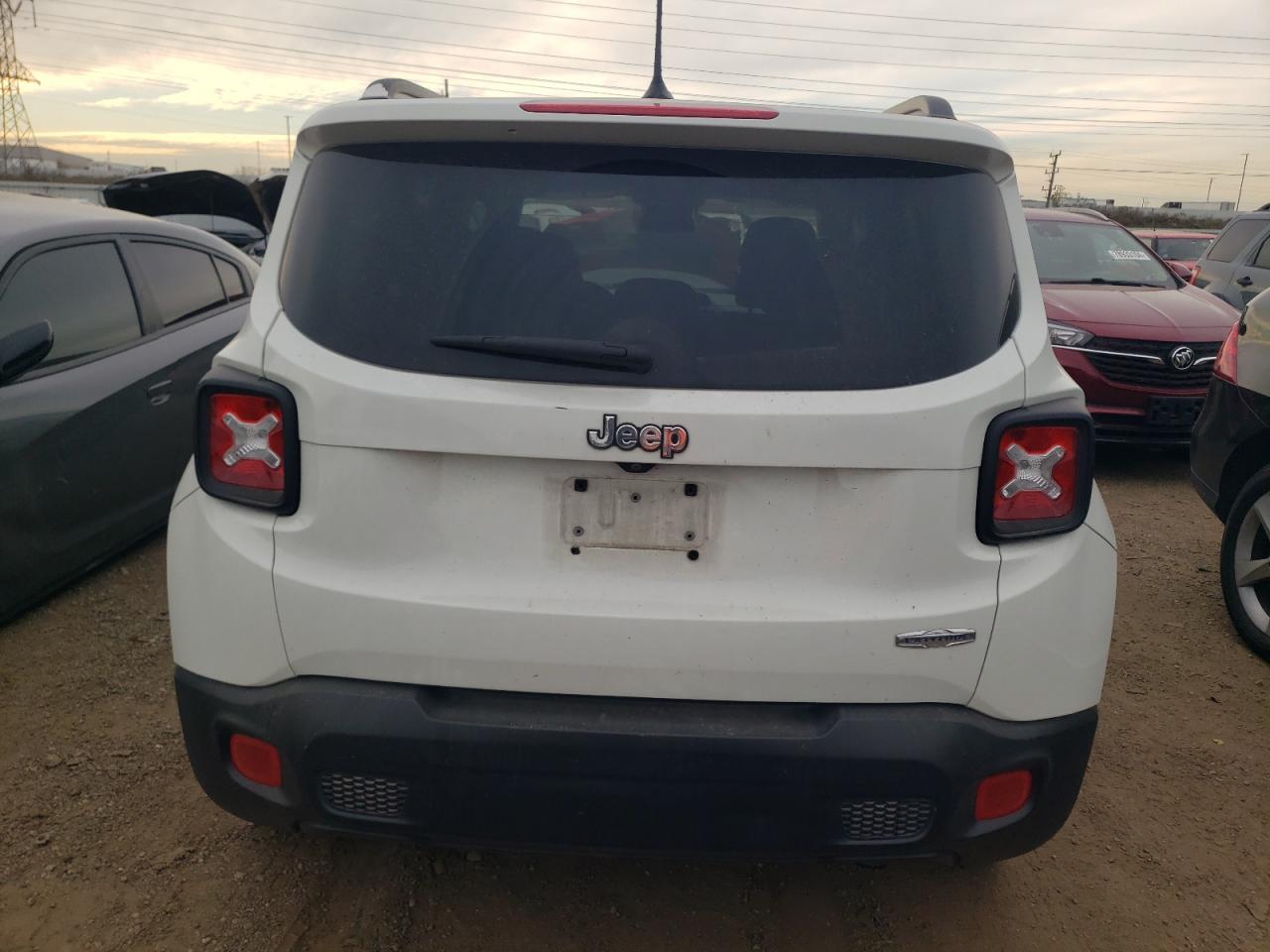 2017 Jeep Renegade VIN ZACCJABB6HPG10988 Copart auction photo, front end damage thumbnail 6