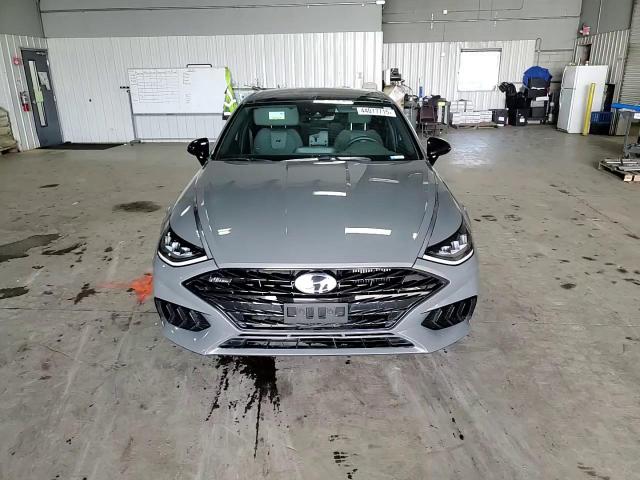 2022 Hyundai Sonata VIN KMHL14JCXNA214033 Copart auction photo, rear end damage thumbnail 11
