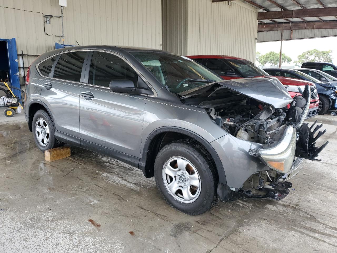 2014 Honda CR-V VIN 5J6RM3H38EL000663 Copart auction photo, front end damage thumbnail 4