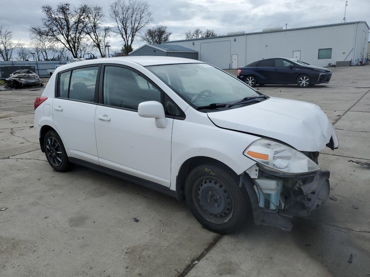 2007 Nissan Versa VIN 3N1BC13E17L434652 Copart auction photo, front end damage thumbnail 4