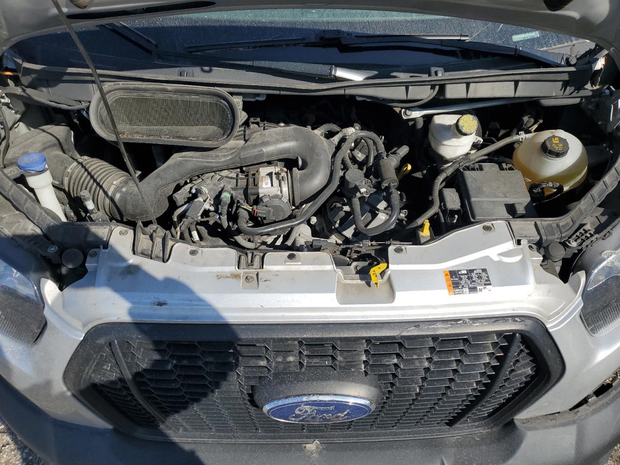 2021 Ford Transit VIN 1FTYE1C86MKA84184 Copart auction photo, all over / undercarriage damage thumbnail 11