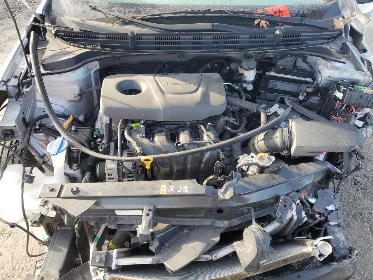 2018 KIA Rio VIN 3KPA24AB1JE063963 Copart auction photo, front end / minor dent/scratches damage thumbnail 12