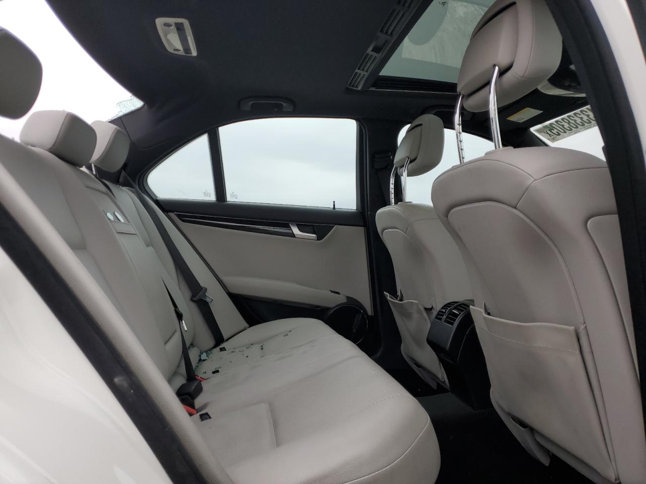 2013 Mercedes-Benz C-klasse VIN WDDGF8AB5DG119290 Copart auction photo, rear end / front end damage thumbnail 10