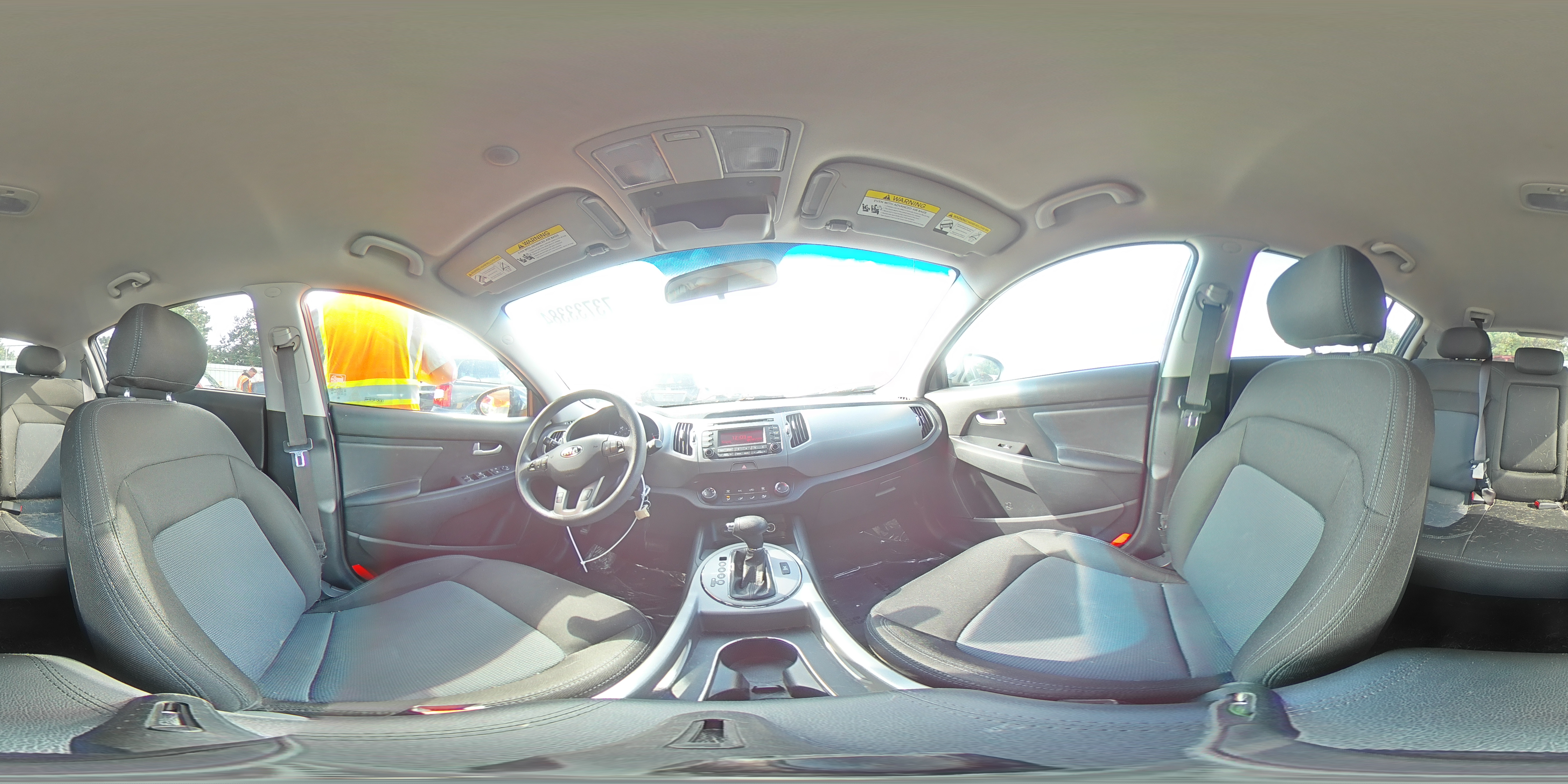 2016 KIA Sportage VIN KNDPBCAC1G7811973 Copart auction photo, front end / side damage thumbnail 14