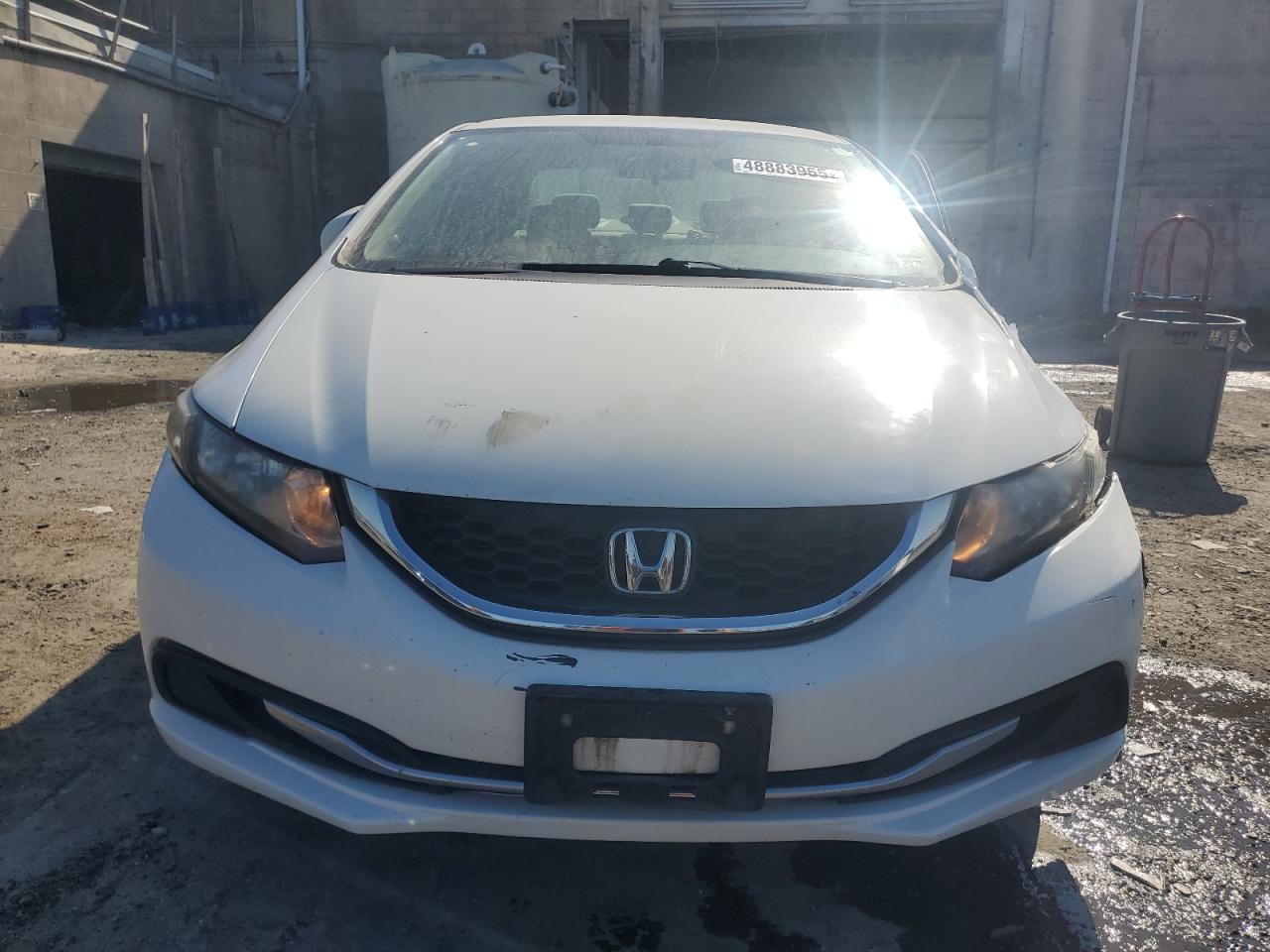 2015 Honda Civic VIN 19XFB2F73FE292909 Copart auction photo, side / front end damage thumbnail 5