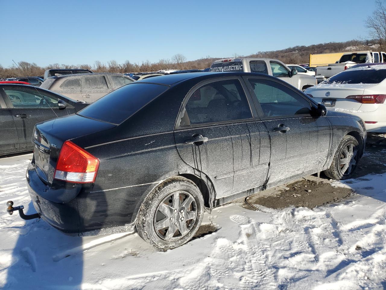 2009 KIA Spectra VIN KNAFE221395626927 Copart auction photo, minor dent/scratches damage thumbnail 3