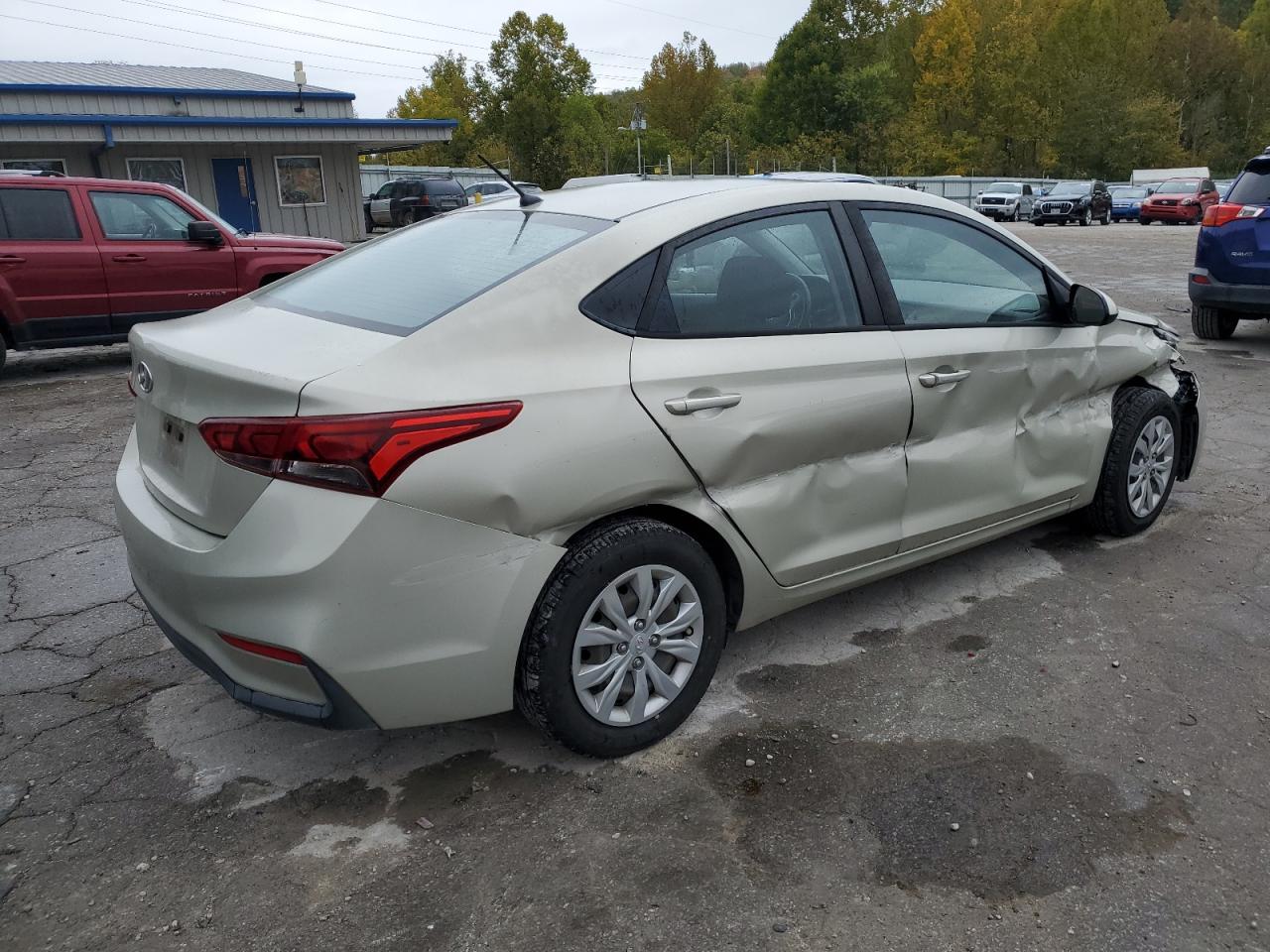 2020 Hyundai Accent VIN 3KPC24A6XLE108378 Copart auction photo, all over damage thumbnail 3