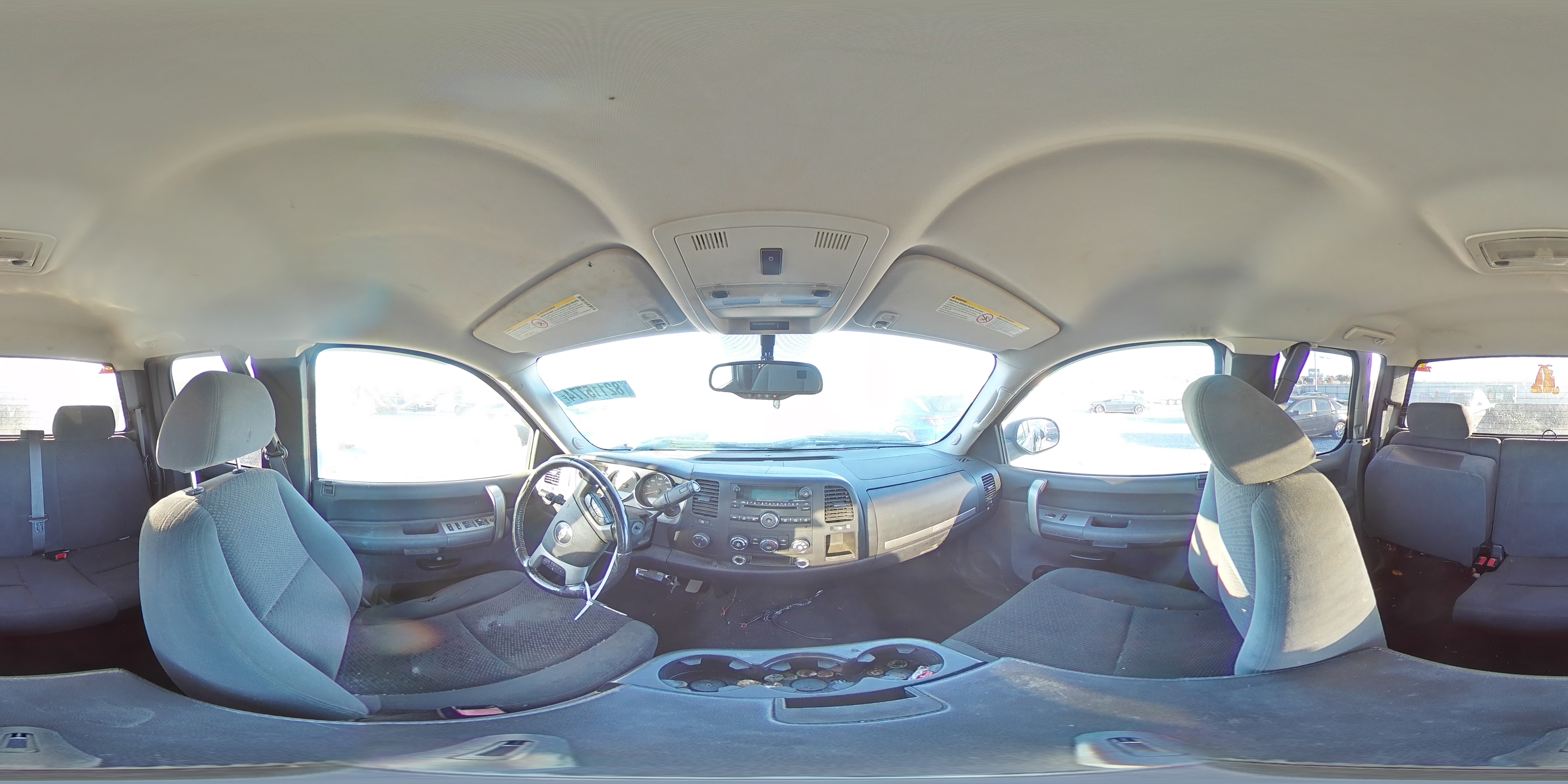 2007 Chevrolet Silverado VIN 1GCHK29K47E518221 Copart auction photo, front end / side damage thumbnail 12