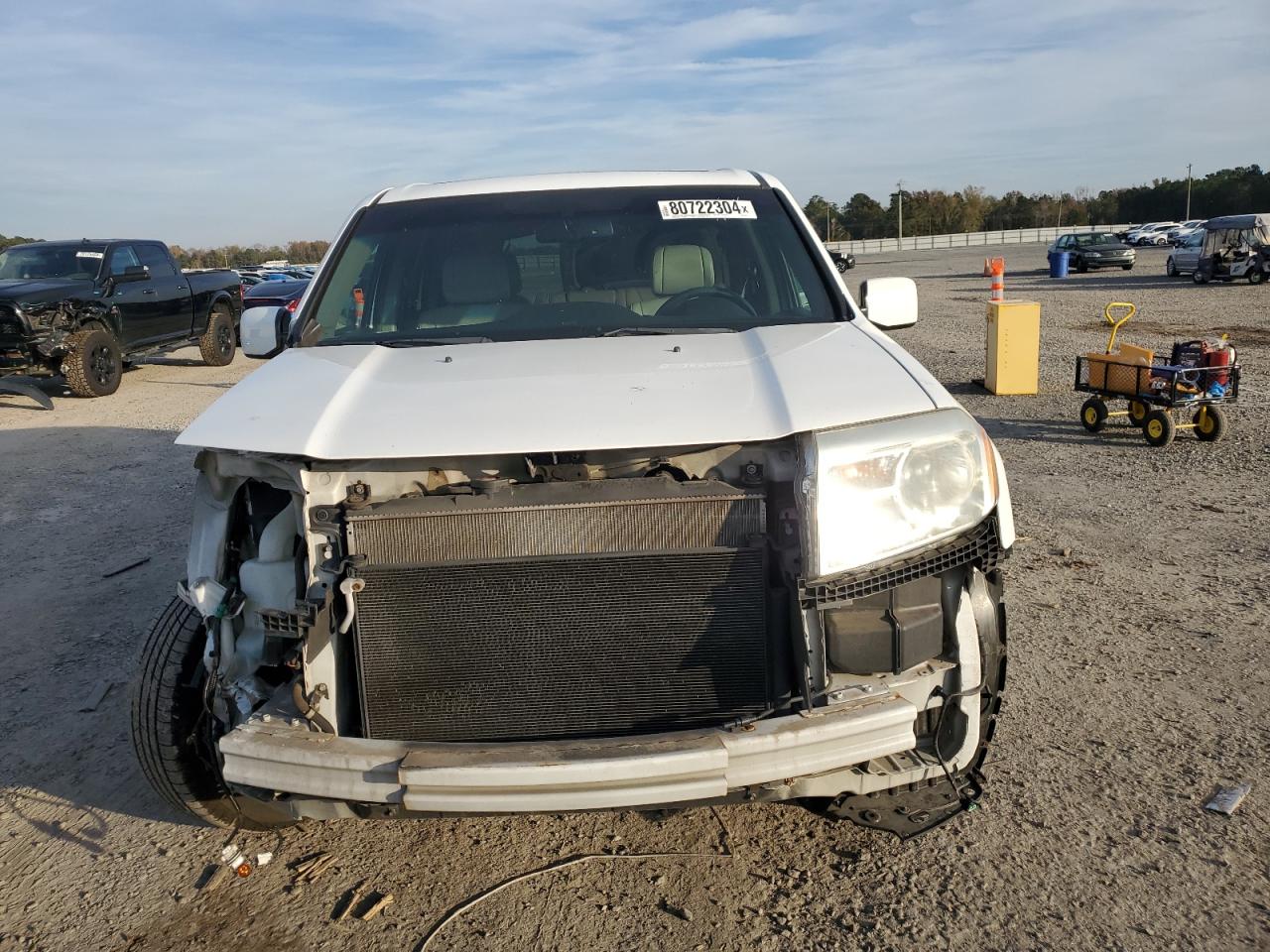 2012 Honda Pilot VIN 5FNYF3H59CB022717 Copart auction photo, front end damage thumbnail 5